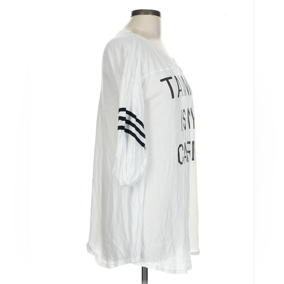 Wildfox "Tanning Is My Cardio" Graphic Top - Size L - Picture 4 of 8